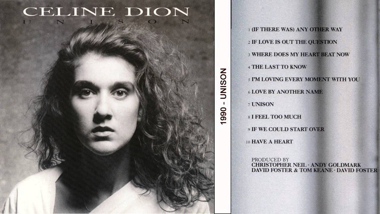 Celine Dion Album Cover Art